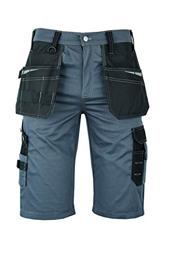 MS9 Herren Arbeitsshorts Arbeitshose Kurz Cargoshorts mit Holstertaschen Werkzeugtaschen Multifunktions Taschen MS9 Herren Arbeitsshorts Arbeitshose Kurz Cargoshorts mit Holstertaschen Werkzeugtaschen Multifunktions Taschen von MS9