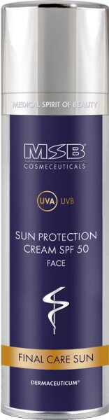 MSB Cosmeceuticals Sun Protection Cream SPF 50 Face 50 ml MSB Cosmeceuticals Sun Protection Cream SPF 50 Face 50 ml von MSB Cosmeceuticals