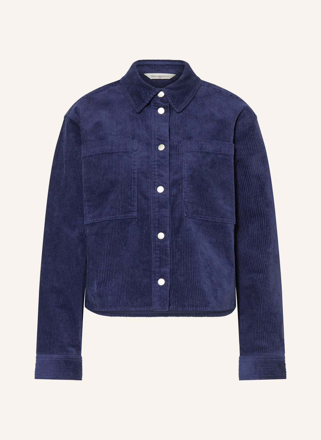 Msch Copenhagen Cord-Overshirt Mscharcelle Geggo blau von MSCH COPENHAGEN