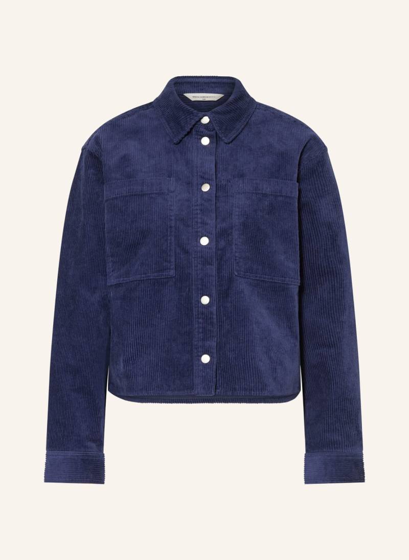 Msch Copenhagen Cord-Overshirt Mscharcelle Geggo blau von MSCH COPENHAGEN