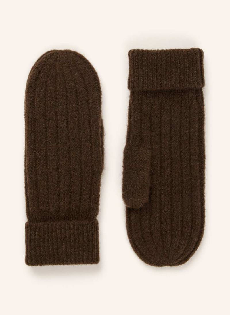 Msch Copenhagen Fäustlinge Mschhope Icon braun von MSCH COPENHAGEN