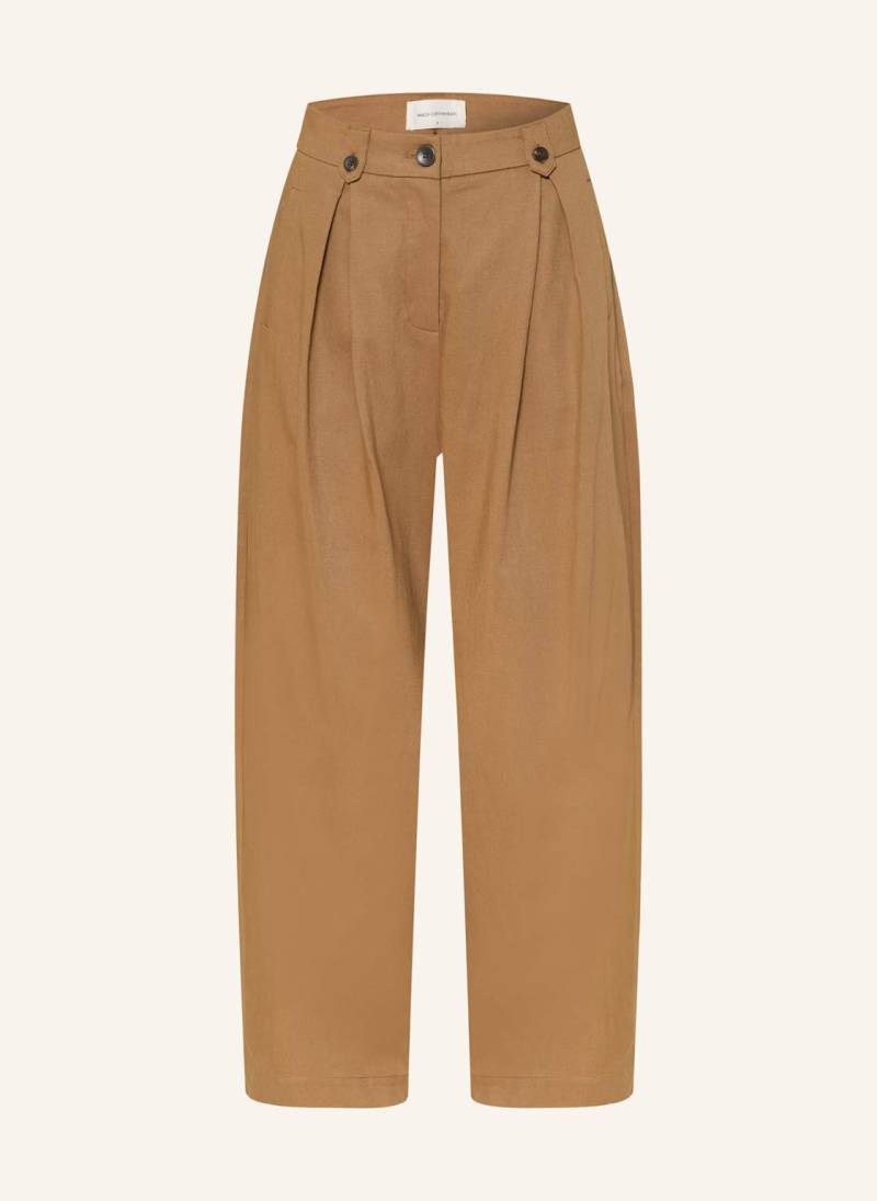 Msch Copenhagen Marlenehose Mschgweneth braun von MSCH COPENHAGEN