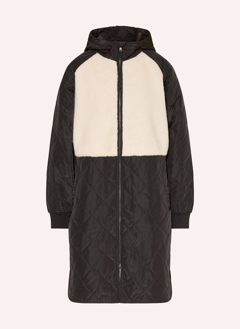 Msch Copenhagen Steppmantel Mschadelyn Kiara Im Materialmix schwarz von MSCH COPENHAGEN