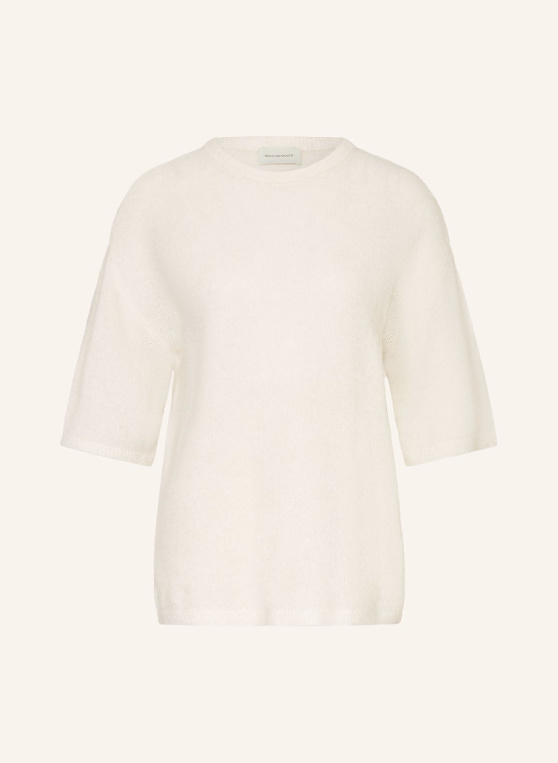 Msch Copenhagen Strickshirt Mschkellsey Alegria Mit Alpaka beige von MSCH COPENHAGEN