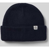 MSCH Copenhagen Beanie aus Viskose-Mix Modell 'GALINE RACHELLE' in Marine, Größe 1 von MSCH Copenhagen