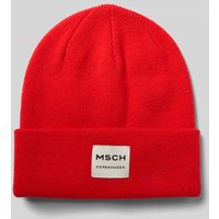 MSCH Copenhagen Beanie aus Woll-Mix Modell 'Mojo' in Rot, Größe 1 von MSCH Copenhagen