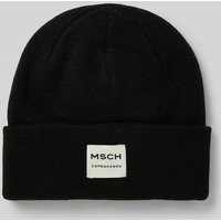 MSCH Copenhagen Beanie mit Label-Patch Modell 'Mojo' in Black, Größe 1 MSCH Copenhagen Beanie mit Label-Patch Modell 'Mojo' in Black, Größe 1 von MSCH Copenhagen