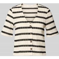MSCH Copenhagen Cardigan mit 1/2-Arm Modell 'Kenja' in Offwhite, Größe M von MSCH Copenhagen