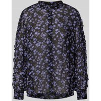 MSCH Copenhagen Hemdbluse mit Knopfleiste Modell 'Kasandra' in Flieder, Größe M von MSCH Copenhagen