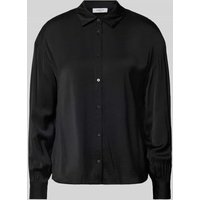 MSCH Copenhagen Hemdbluse mit Knopfleiste Modell 'Sandelina' in Black, Größe M/L von MSCH Copenhagen