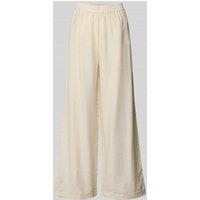 MSCH Copenhagen High Waist Stoffhose mit Leinen-Anteil Modell 'DISA' in Sand, Größe XL von MSCH Copenhagen