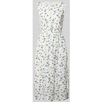 MSCH Copenhagen Midikleid mit Strukturmuster Modell 'Falisha' in Rauchblau, Größe XL von MSCH Copenhagen