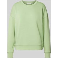 MSCH Copenhagen Oversized Sweatshirt mit gerippten Abschlüssen Modell 'Ima' in Hellgruen, Größe XS/S MSCH Copenhagen Oversized Sweatshirt mit gerippten Abschlüssen Modell 'Ima' in Hellgruen, Größe XS/S von MSCH Copenhagen