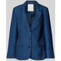 MSCH Copenhagen Regular Fit Blazer mit Pattentaschen Modell 'Naira Claritta' in Rauchblau, Größe L von MSCH Copenhagen
