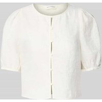 MSCH Copenhagen Regular Fit Bluse mit 1/2-Arm Modell 'Asteria' in Offwhite, Größe XL von MSCH Copenhagen