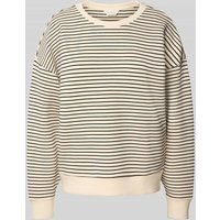 MSCH Copenhagen Relaxed Fit Sweatshirt aus Viskose-Mix Modell 'Ima' in Offwhite, Größe S/M von MSCH Copenhagen