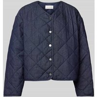 MSCH Copenhagen Steppjacke mit V-Ausschnitt Modell 'Lysandra' in Jeansblau, Größe M/L MSCH Copenhagen Steppjacke mit V-Ausschnitt Modell 'Lysandra' in Jeansblau, Größe M/L von MSCH Copenhagen