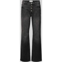 MSCH Copenhagen Straight Leg Jeans im 5-Pocket-Design Modell 'Umi Ada' in Dunkelgrau, Größe S von MSCH Copenhagen