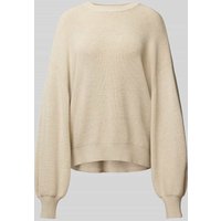 MSCH Copenhagen Strickpullover mit Rundhalsausschnitt Modell 'Acentia' in Sand, Größe M/L von MSCH Copenhagen