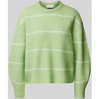 MSCH Copenhagen Loose Fit Strickpullover aus Leinen-Mix mit Alpaka-Anteil Modell 'Ethana Nenaya' in Hellgruen, Größe M/L von MSCH Copenhagen