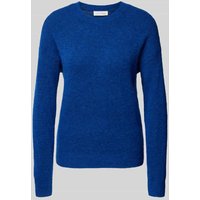 MSCH Copenhagen Strickpullover mit Rundhalsausschnitt Modell 'Festina Hope' in Royal, Größe S/M von MSCH Copenhagen