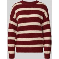 MSCH Copenhagen Strickpullover mit Woll-Anteil Modell 'Festina' in Dunkelrot, Größe M/L von MSCH Copenhagen