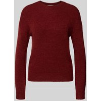 MSCH Copenhagen Strickpullover mit Woll-Anteil Modell 'Festina' in Dunkelrot, Größe M/L von MSCH Copenhagen