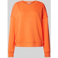 MSCH Copenhagen Sweatshirt mit überschnittenen Schultern Modell 'IMA Q' in Orange, Größe XS/S von MSCH Copenhagen