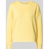 MSCH Copenhagen Sweatshirt mit überschnittenen Schultern Modell 'Ima Q' in Hellgelb, Größe M/L von MSCH Copenhagen