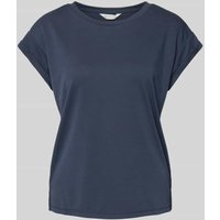 MSCH Copenhagen T-Shirt aus Modal-Mix Modell 'Birdia' in Marine, Größe M/L von MSCH Copenhagen