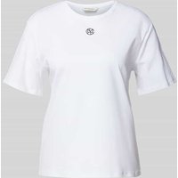 MSCH Copenhagen T-Shirt mit Label-Print Modell 'Melea' in Offwhite, Größe M/L MSCH Copenhagen T-Shirt mit Label-Print Modell 'Melea' in Offwhite, Größe M/L von MSCH Copenhagen