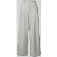MSCH Copenhagen Wide Leg Bundfaltenhose mit Eingrifftaschen Modell 'Henrike' in Hellgrau Melange, Größe XL MSCH Copenhagen Wide Leg Bundfaltenhose mit Eingrifftaschen Modell 'Henrike' in Hellgrau Melange, Größe XL von MSCH Copenhagen