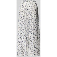 MSCH Copenhagen Wide Leg Stoffhose mit Plisseefalten Modell 'Falisha' in Rauchblau, Größe L von MSCH Copenhagen