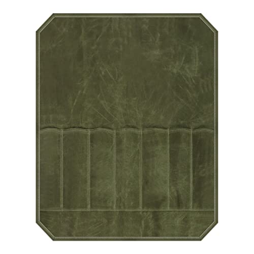 MSCHENZW Tragbare Campingmessertasche KüChenmessertasche Segeltuchbesteck Messerschutz Messer Tragetasche,ArmeegrüN von MSCHENZW