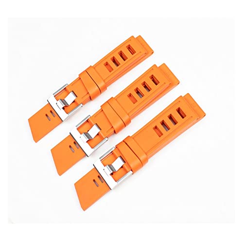 MSEURO Uhrzubehör Retangula -Gummi -Gurt -Gurtgurt for Tun kompatibel ASBDX011 20/22/2 4mm Orange (Color : Orange, Size : 20mm) von MSEURO