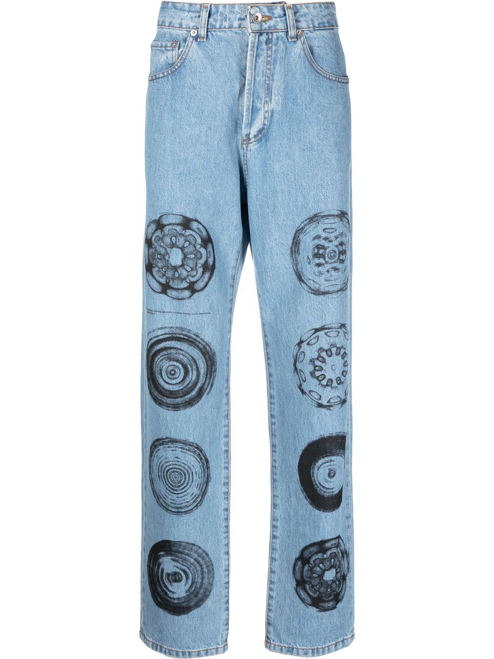 MSFTSrep Vibrations Straight-Leg-Jeans - Blau von MSFTSrep