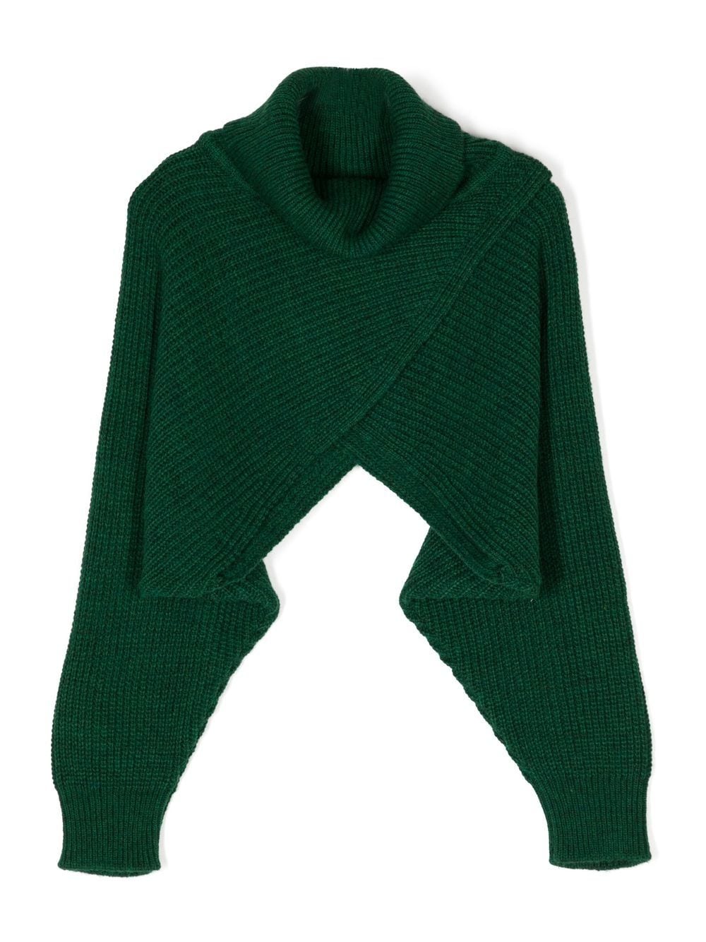 MSGM Kids Asymmetrischer Pullover - Grün von MSGM Kids