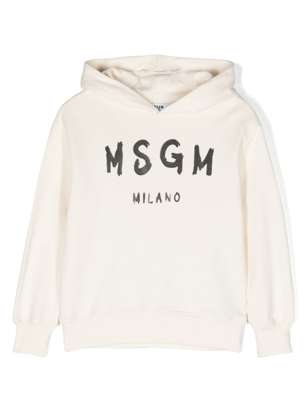 MSGM Kids Hoodie mit Logo-Print - Nude von MSGM Kids