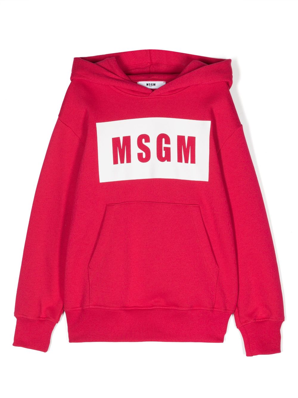 MSGM Kids Hoodie mit Logo-Print - Rosa von MSGM Kids