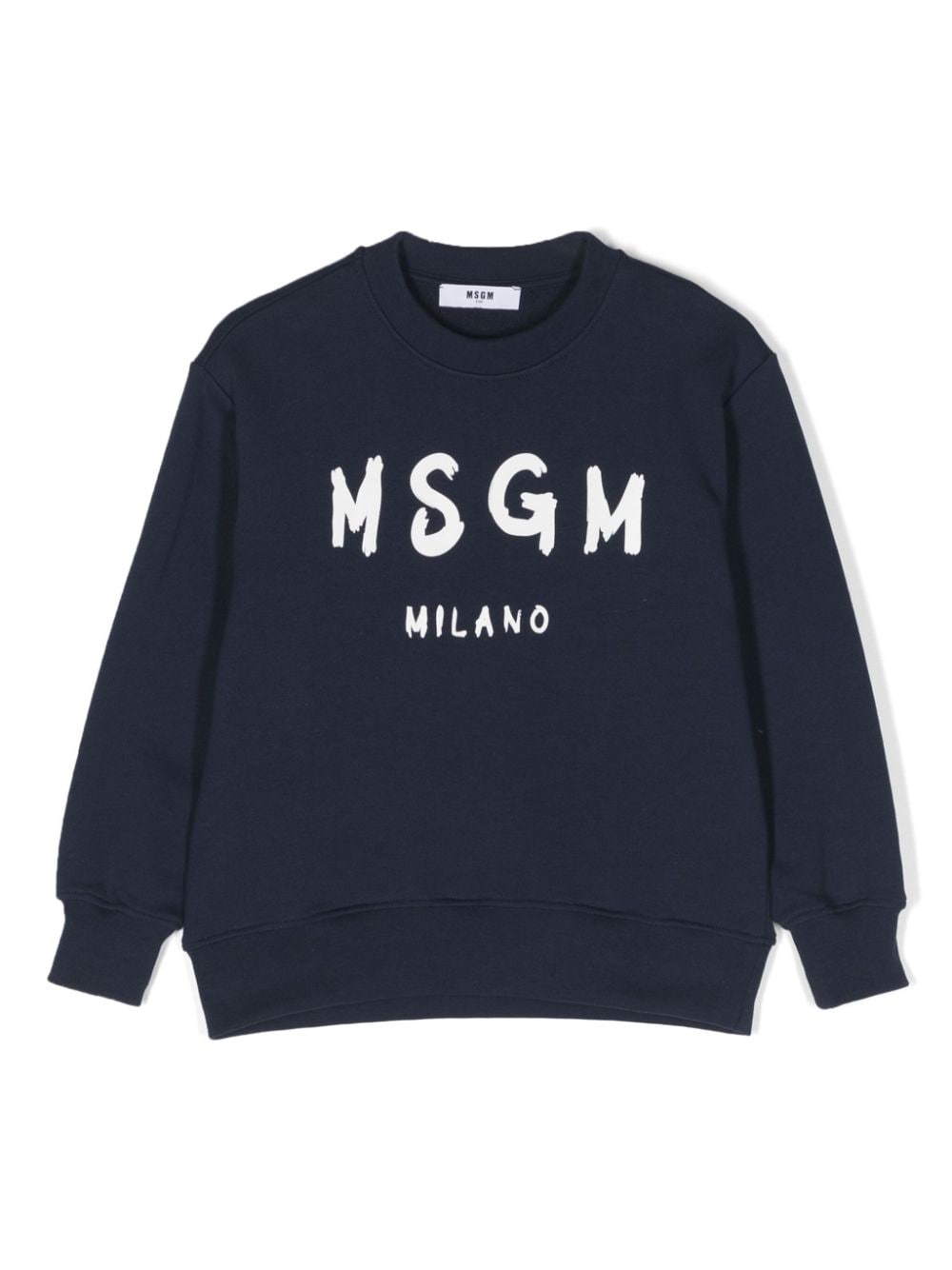 MSGM Kids Sweatshirt mit Logo-Print - Blau von MSGM Kids