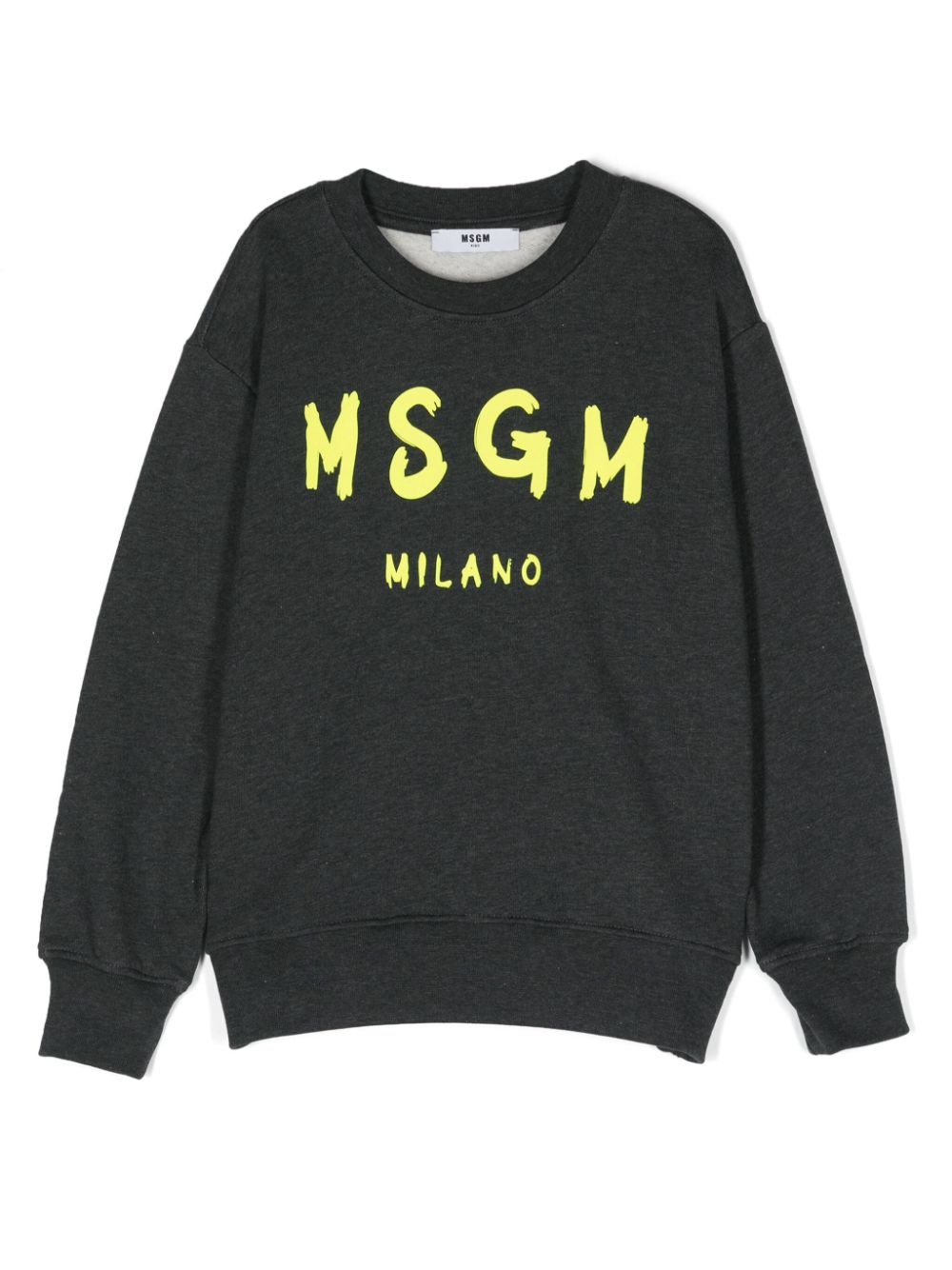 MSGM Kids Sweatshirt mit Logo-Print - Grau von MSGM Kids