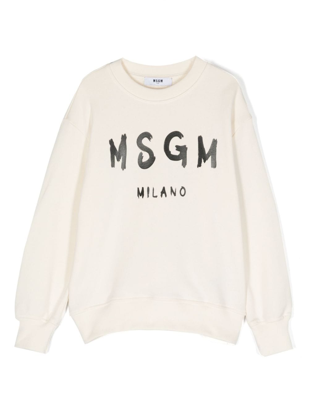 MSGM Kids Sweatshirt mit Logo-Print - Nude von MSGM Kids