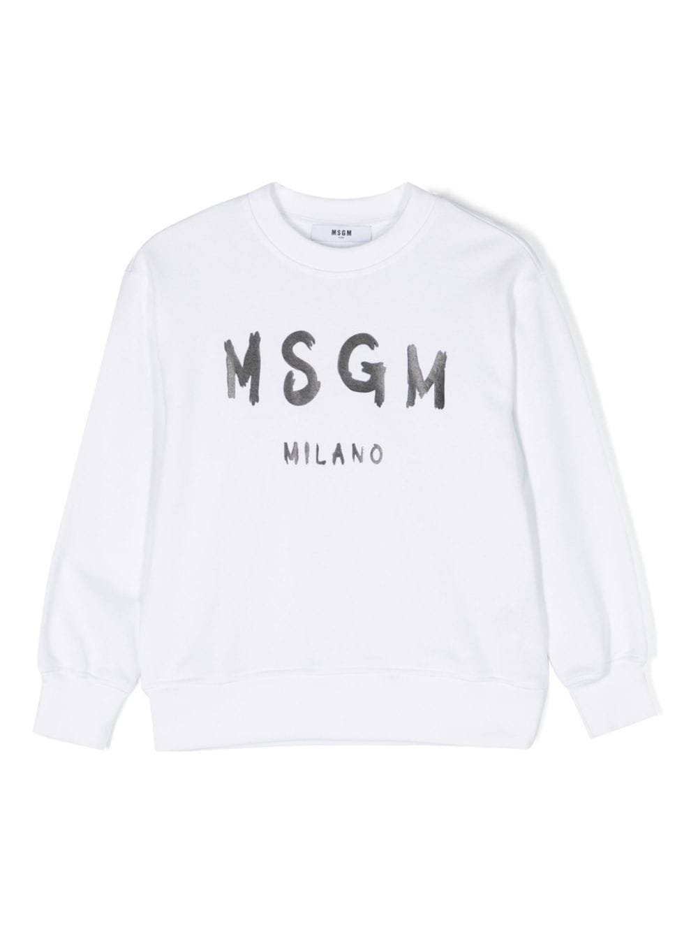 MSGM Kids Sweatshirt mit Logo-Print - Weiß von MSGM Kids