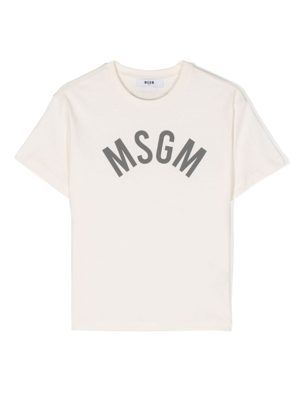 MSGM Kids T-Shirt mit Logo-Print - Weiß von MSGM Kids