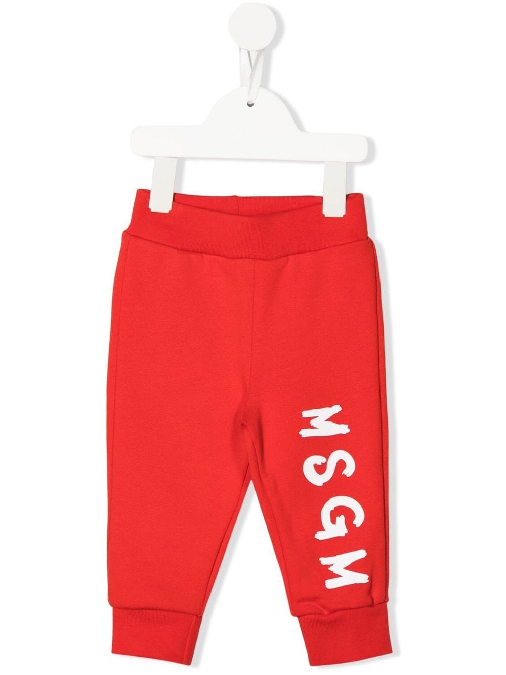 MSGM Kids Jogginghose mit Logo-Print - Rot von MSGM Kids