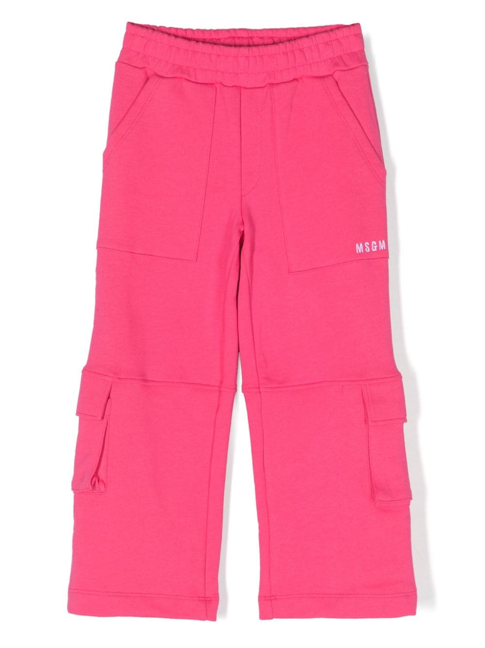 MSGM Kids Jogginghose mit aufgesetzten Taschen - Rosa von MSGM Kids