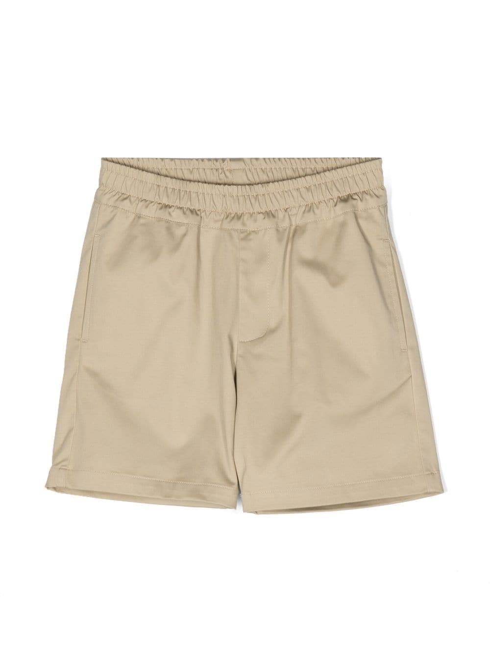 MSGM Kids Shorts mit Logo-Patch - Nude von MSGM Kids