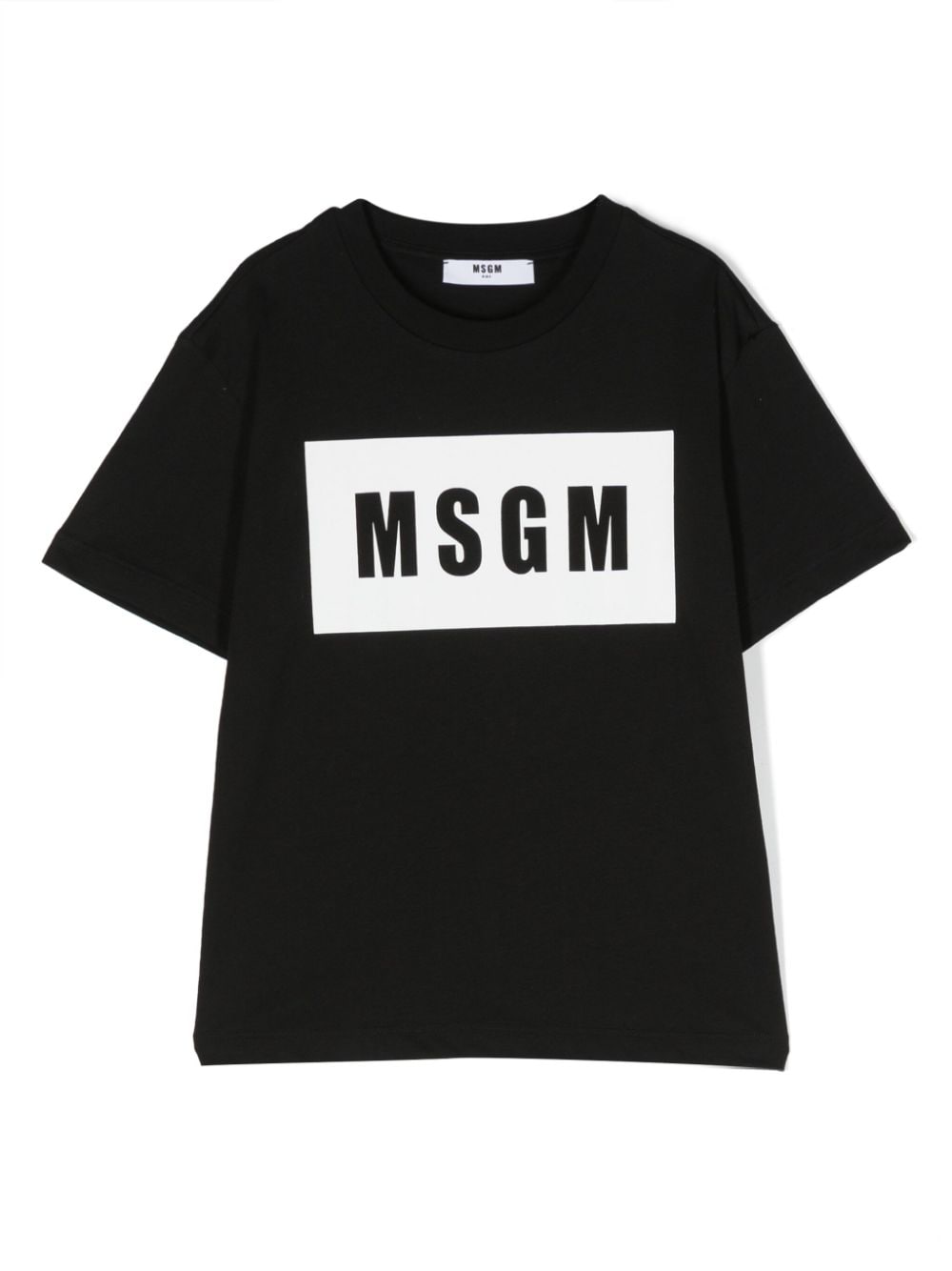 MSGM Kids T-Shirt mit Logo-Print - Schwarz von MSGM Kids