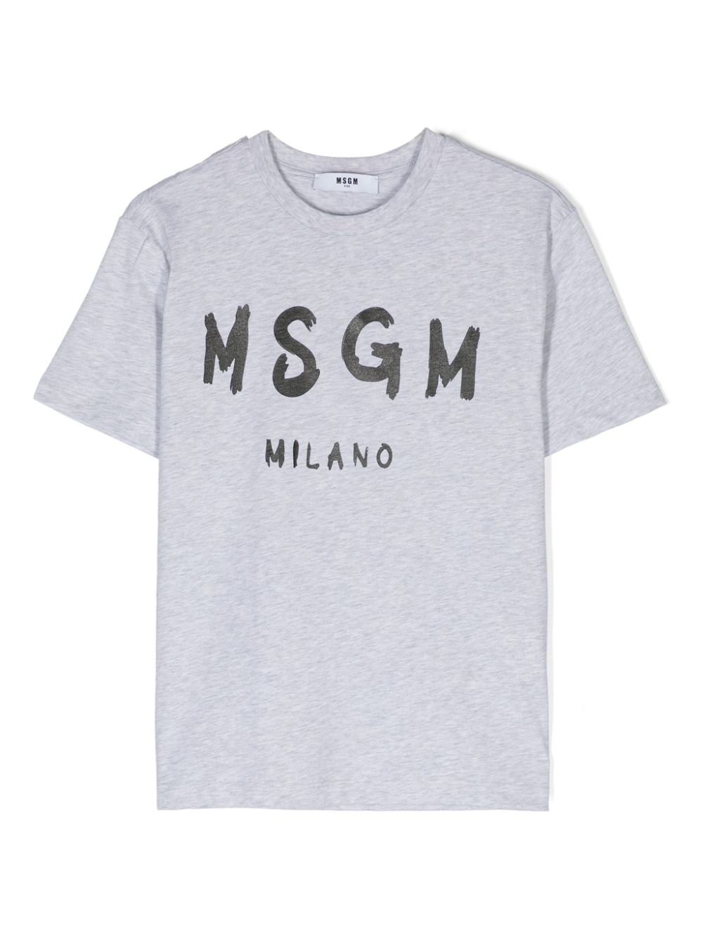 MSGM Kids T-Shirt mit Logo-Print - Grau von MSGM Kids