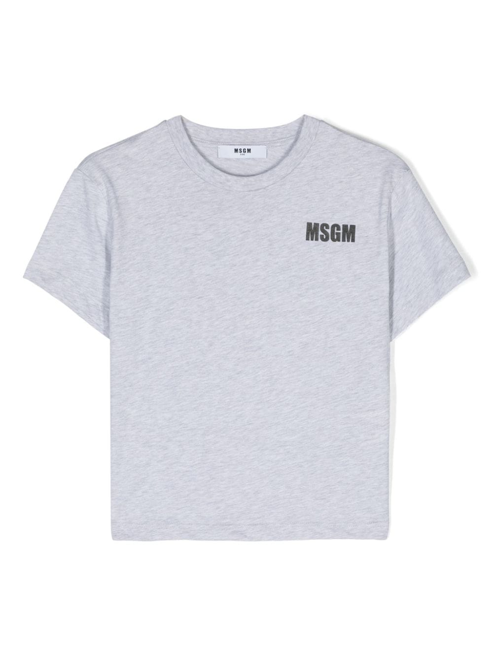 MSGM Kids T-Shirt mit Logo-Print - Grau von MSGM Kids